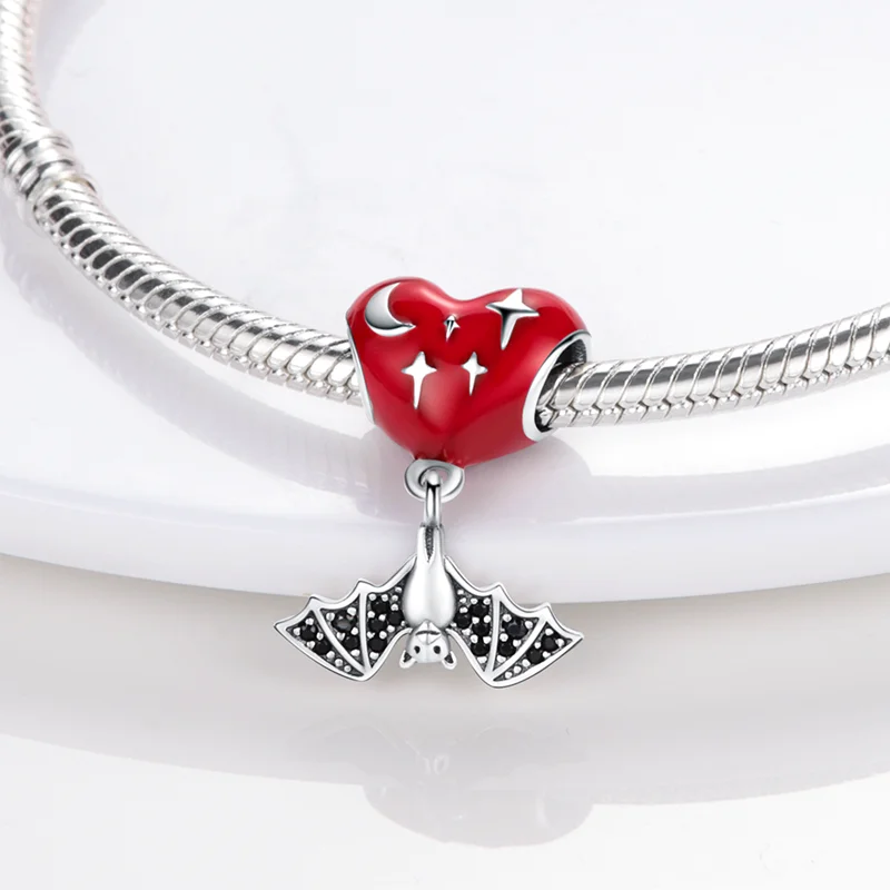 100% 925เงินสเตอร์ลิง Travel Plane หนังสือเดินทางจี้นกฮูกแมว Love Heart Charms Fit สร้อยข้อมือ Pandora DIY เครื่องประดับทำ