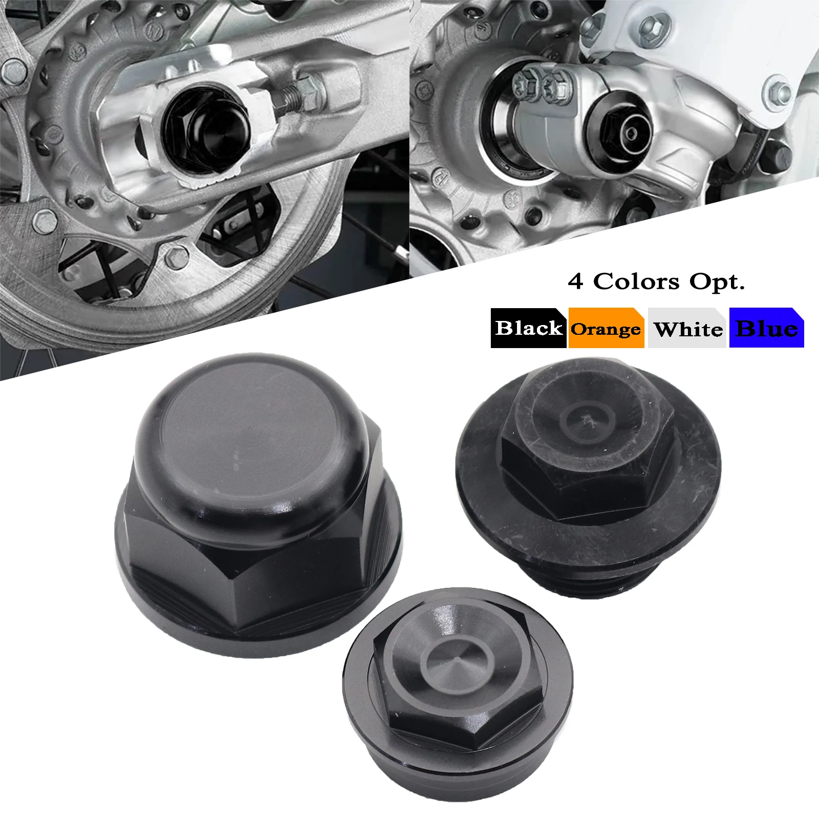 Tornillos de tuerca de bloqueo de eje de rueda delantera y trasera CNC para Husqvarna TE FE TC FC para KTM SX SXF XC XCF EXC EXCF XCW SMR para piezas de Gas