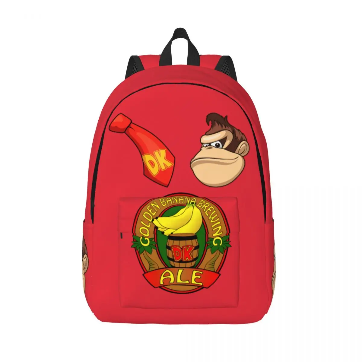 Solid Sign Laptop Bag Office Work School Zipper Closure D-Donkey Kong High School Students Handbag Birthday