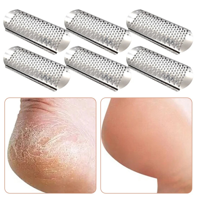 6Pcs Foot File Scrubber Professional Rasp Heel Grater Hard Dead Skin Callus Remover Pedicure Feet Care Tools Dropshipping