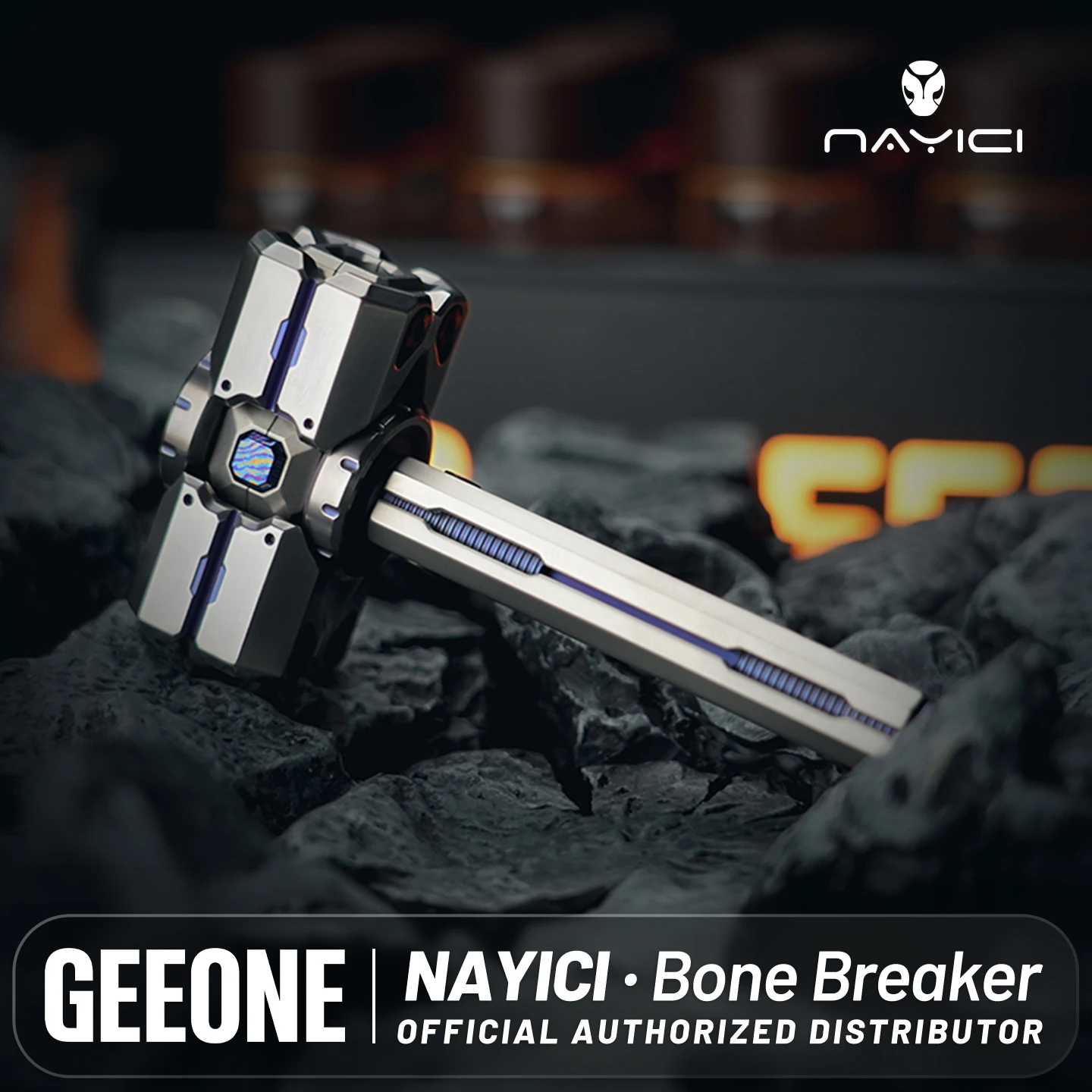 NAYICI EDC Orlov Fidget Spinner Titanium Zirconium Spinner Stress Relief Toy Gyro Anxiety Relief Gadgets