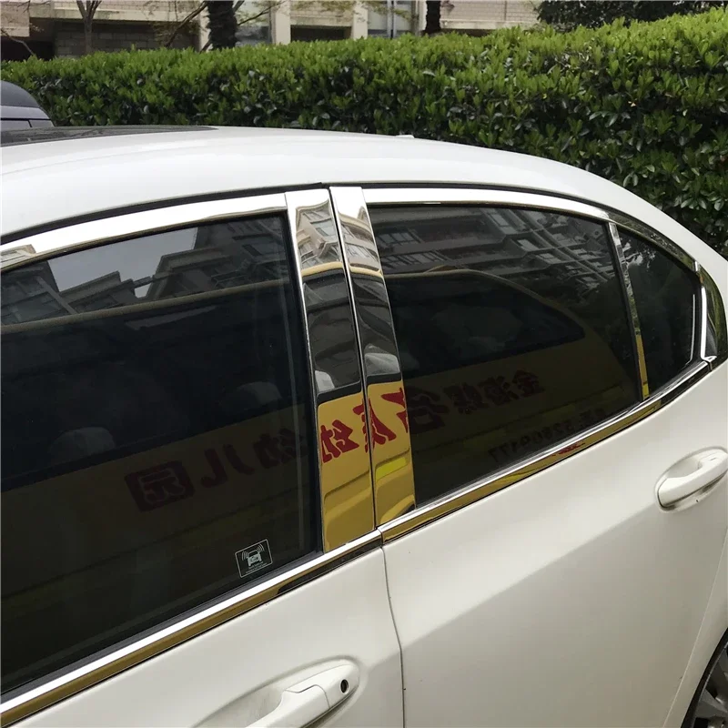

WELKINRY For Honda City GM2/3 5th Generation 2009-2014 Ballade Car Body Door Window Central Middle B C Column Pillar Post Trim
