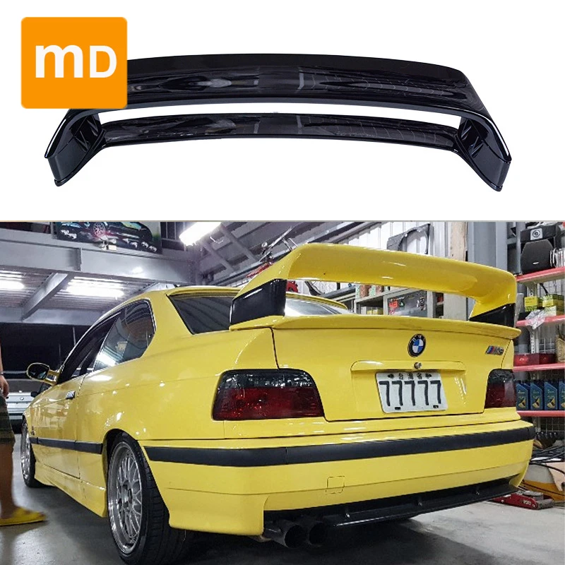 Glossy Black Spoiler Wing For 1990-2000 BMW Three Series E36 Tail Wing Spoiler Body Kit Car Accessories Upgrade