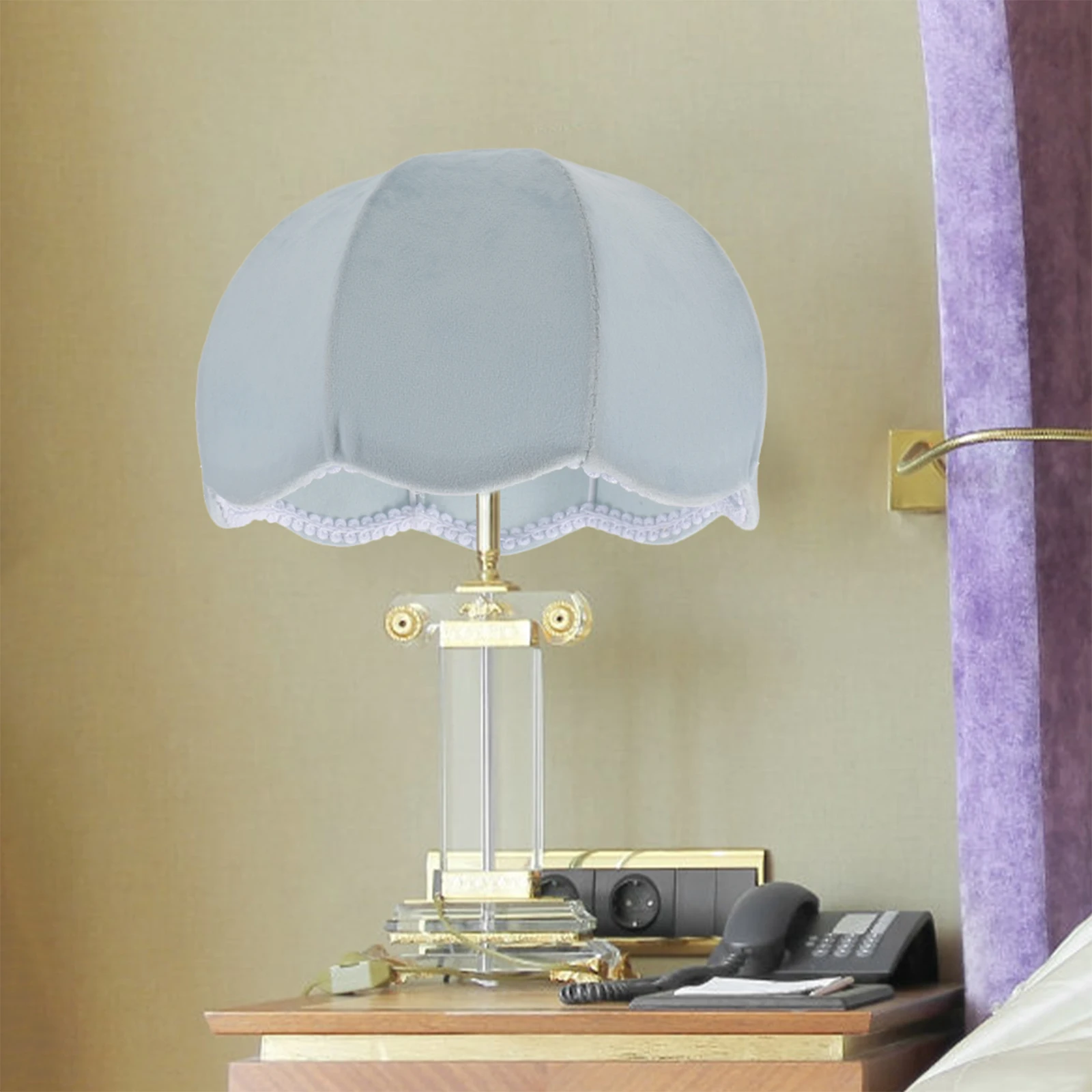 

Retro Pumpkin Lampshade Cylindrical Vintage Cover Sky- Lampshades Bedside Indoor Light Cover Lamp Shade Warm