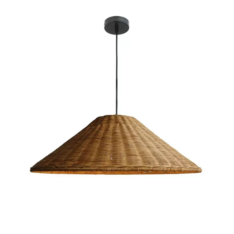 

Bamboo retro tea room chandelier zen homestay lamp
