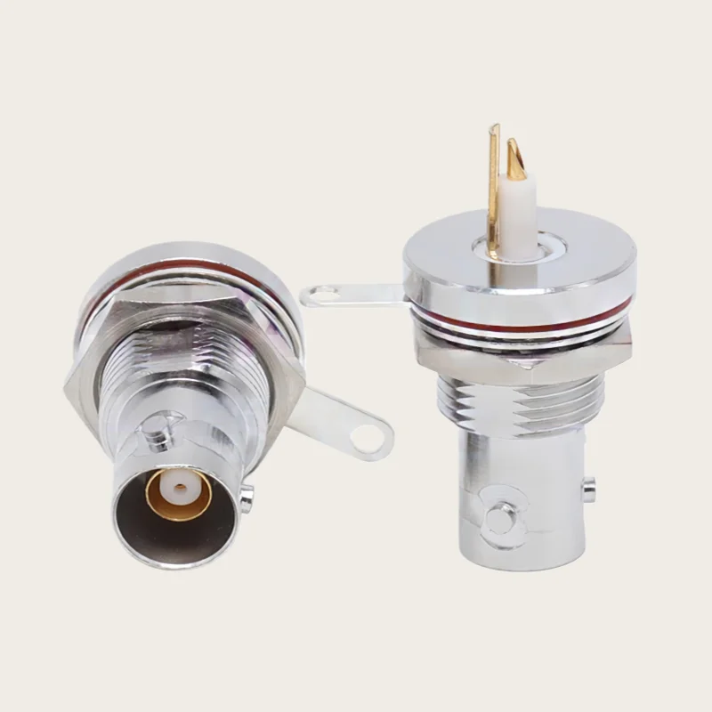 TRB-KY BNC triaxial female wall socket BJ76 triaxial 1553B panel socket connector BJ770