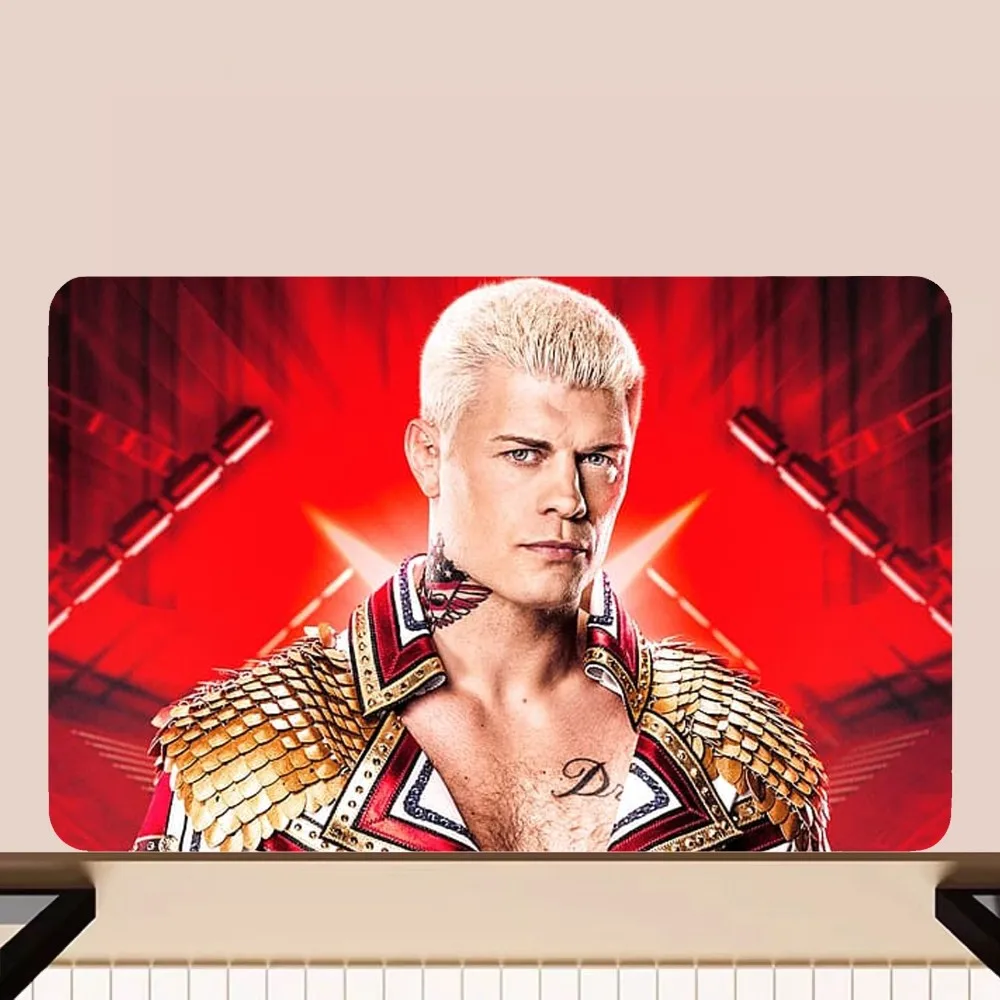 Cody Rhodes Floor Mat Anti-Slip Bathroom Kitchen Bedroom Living Room Entrance Rug Home Decor