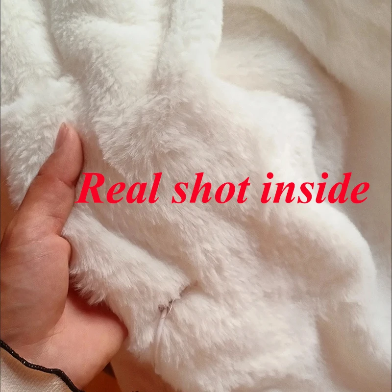 Vrouwen Winter Plus Fluwelen Verdikte Warme Jassen Vrouw Enkele Breasted Twee Grote Zak Parka Biyaby Kawaii Roze Revers Hals Parka