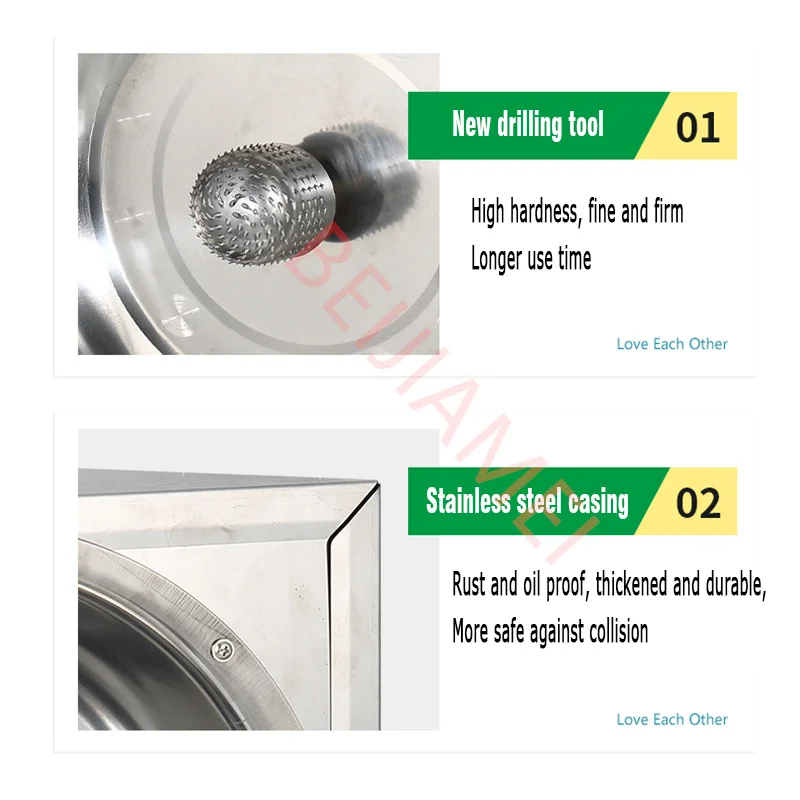 BEIJIAMEI mesin pembuat Churros Spanyol, mesin pembuat sosis vertikal bahan baja tahan karat, mesin pembuat buah Latin