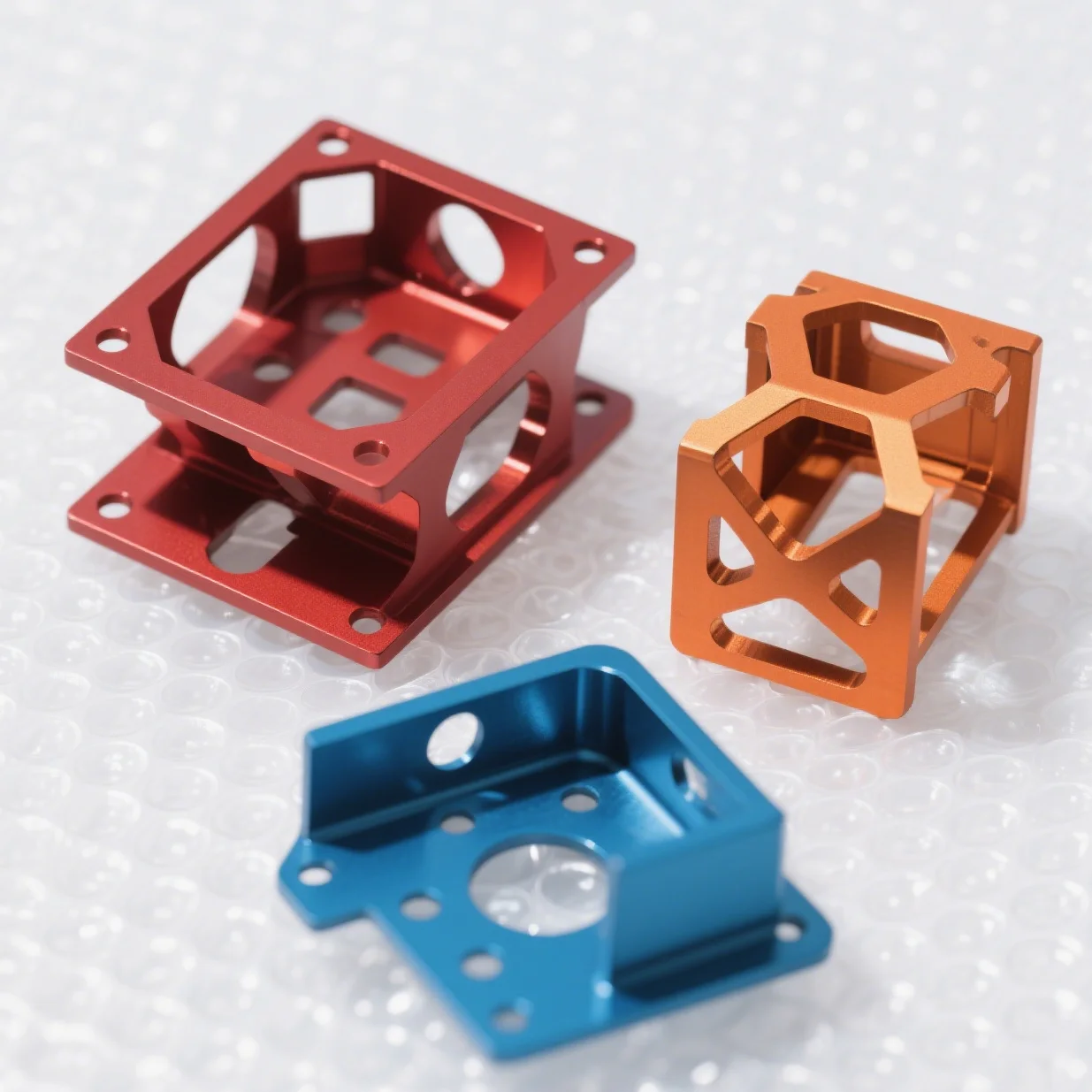 Custom CNC Machining Aluminum Flange Connector Fitting Sandblasted Anodized Aluminum Alloy Double Flange Sleeve Machined Parts