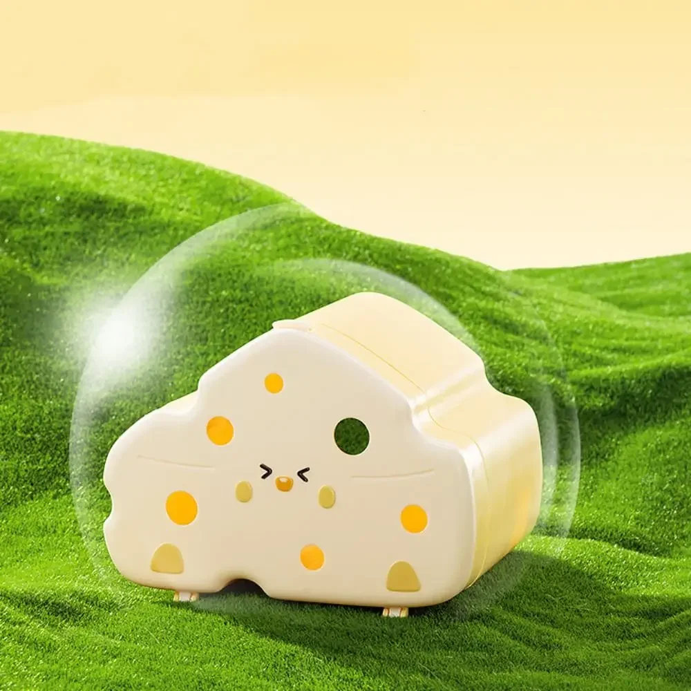 Plastic Cheese Hamster Nest Bite Resistant Semi Closed Small Pet Hiding House Magnetic Attraction Hamster Hideout Shelter