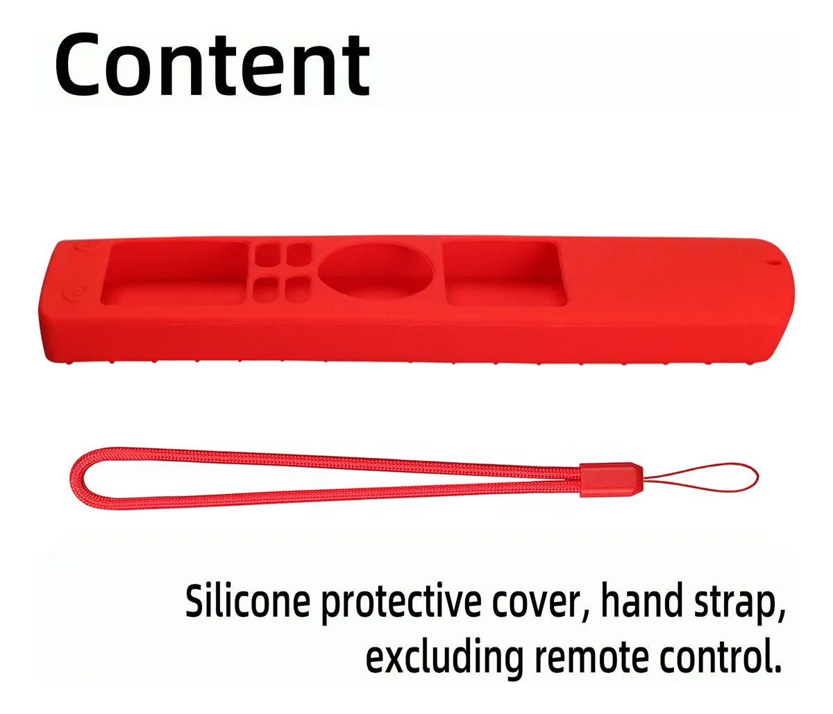 TV Remote Protective Case for Xiaomi 4S XMRM-010 X10 X6 MI 4S, Protective Case with Lanyard and Control Holder view 5