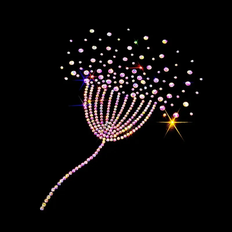 

Bling Grass Sticker Patches iron on crystal transfers design hot fix rhinestone motif designs applique patches