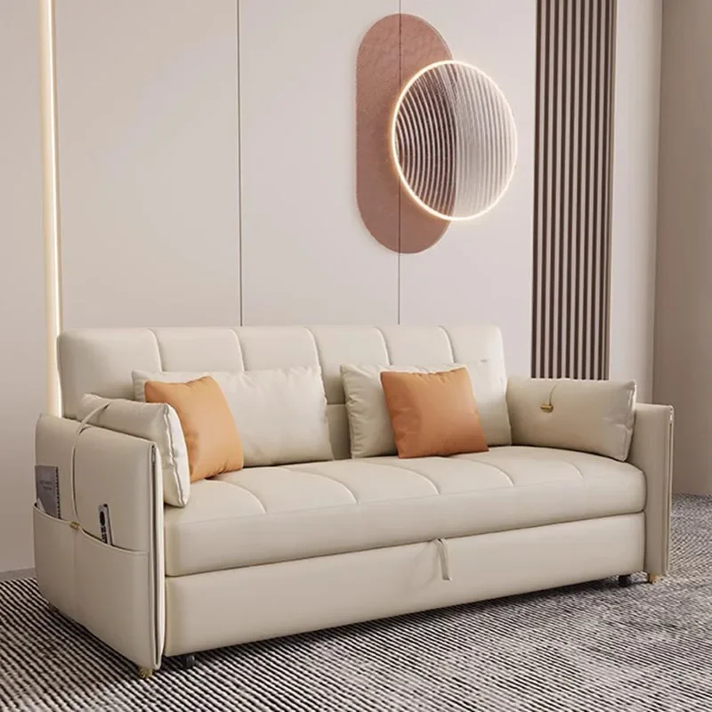 Nordic European Sofas Lounge Kawaii Storage Modułowe składane sofy do salonu Białe relaksujące канапе Convertible Home Furniture