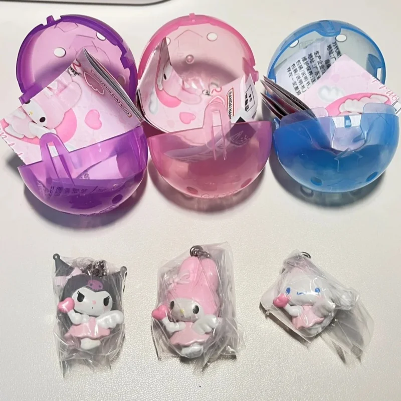 

Подлинная серия Dreamy Angel Melody Pompompurin Kuromi Cinnamon Gashapon, кулон, коллекционные украшения для девочек, игрушки, подарки