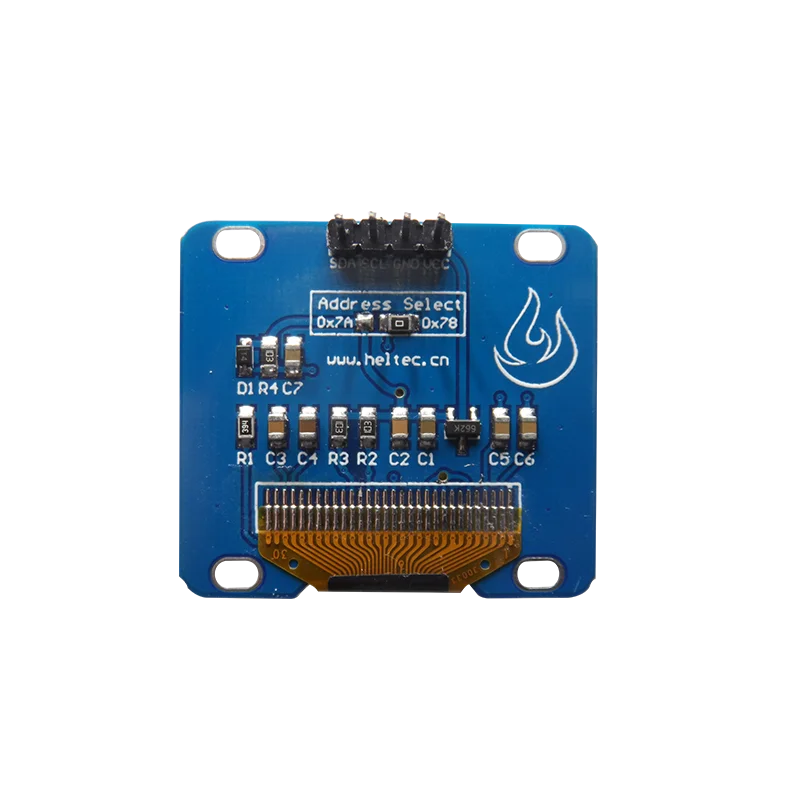 

0.96" OLED Display Module I2C IIC Interface with Reset Circuit Flexible Installation M2 Screw Holes for MCU Arduino Projects