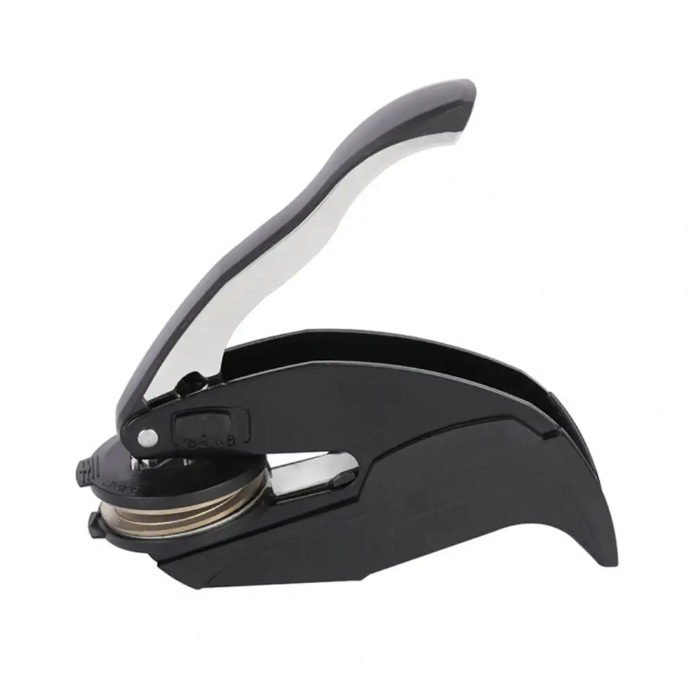 Custom Embossing Machine Personalized Book Embosser Stamp for Business Cards Paper Notebooks Print Library Seal for Text