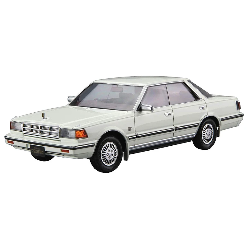 Static assembly car model Aoshima-06142 1/24 Y30 Cedric/Gloria 4HT V30E Brougham VIP 1983 car model kit