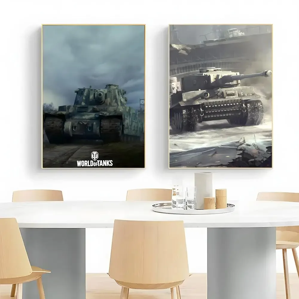 Game Shooter W‑World Of Tanks Poster Wall Art Print Decorative Mural Home Decor Gift Unframed