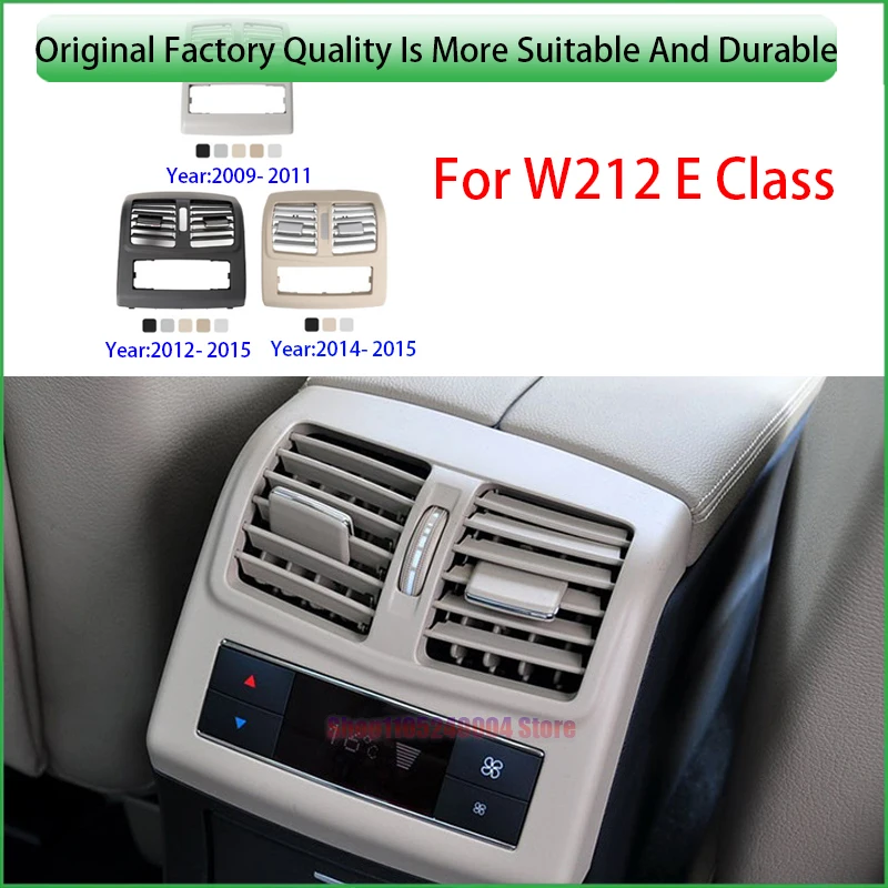 For Benz W212 E Class Rear Center Console Air Vent Cover Fresh Air Outlet Vents Grille Genuine Part 2128301354