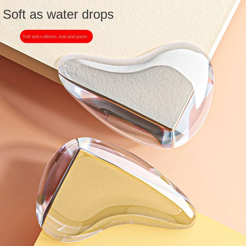 Water Drop Transparent Anti-collision Angle PVC Pad Child Safety Corner Guard Baby Collision Proof Protector Corner Bumper