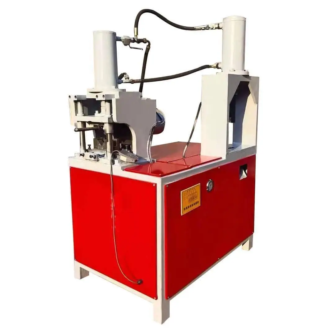 Semi-automatic Hydraulic Press square tube puncher pipe arc punching and notching machine