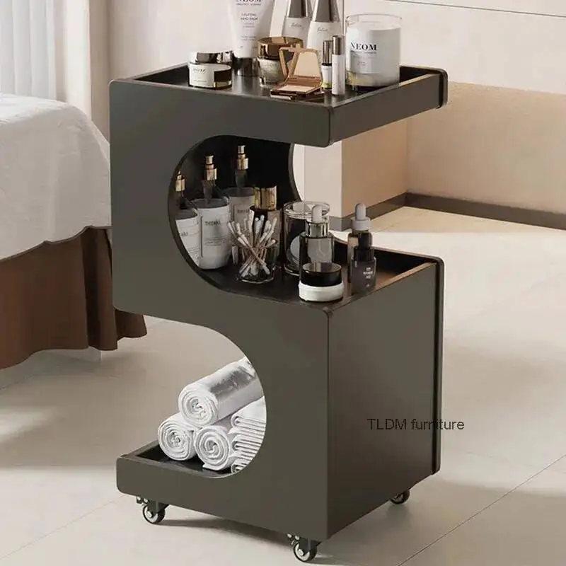 تتحرك الفاخرة صالون عربة العصرية الجمال الشمال عربة تخزين عربة تصفيف الشعر أداة Carritos contadores صالون الأثاث #1