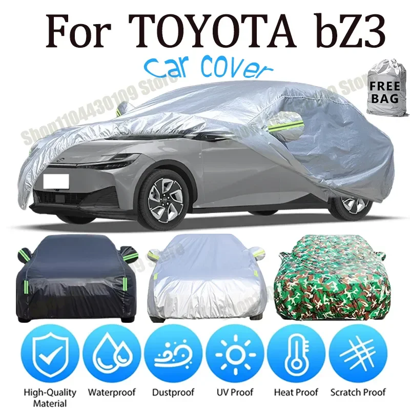 

For TOYOTA BZ3 Waterproof Car Cover Custom Duty SUN Waterproof All Weather Protection Outdoor