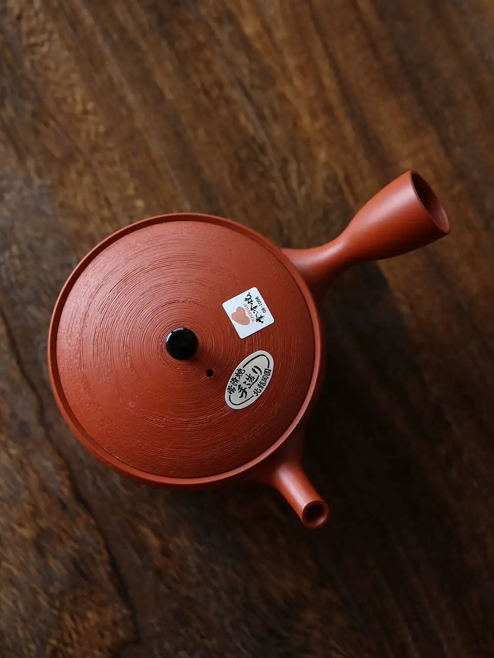 In Stock Japanese Imported Tsubakiyaki North Dragon Kiln Handmade Red Clay Horizontal Handle Teapot Side-Handle Tea Pot