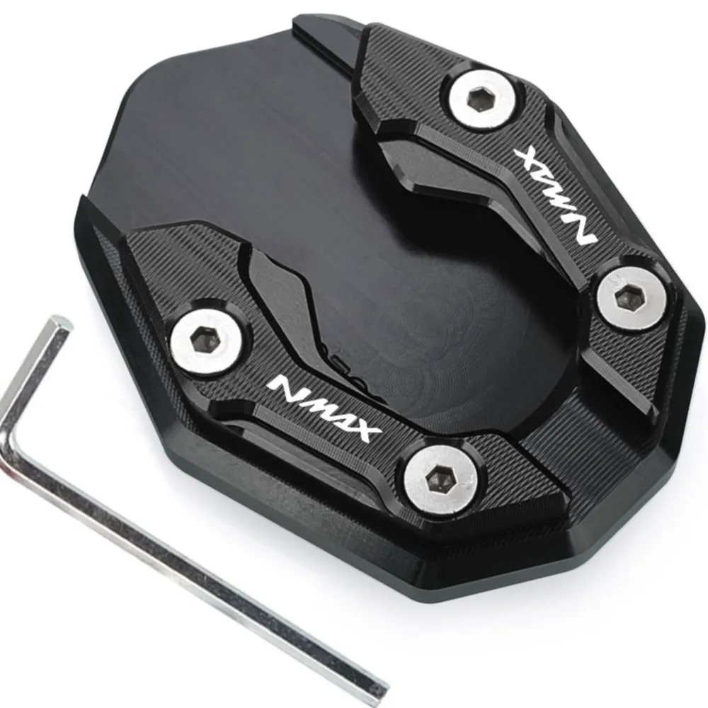 

Motorcycle Side Stand Pad Plate Kickstand Enlarger Support For YAMAHA NMAX155 NMAX125 N-MAX NMAX 155 125 Accessories