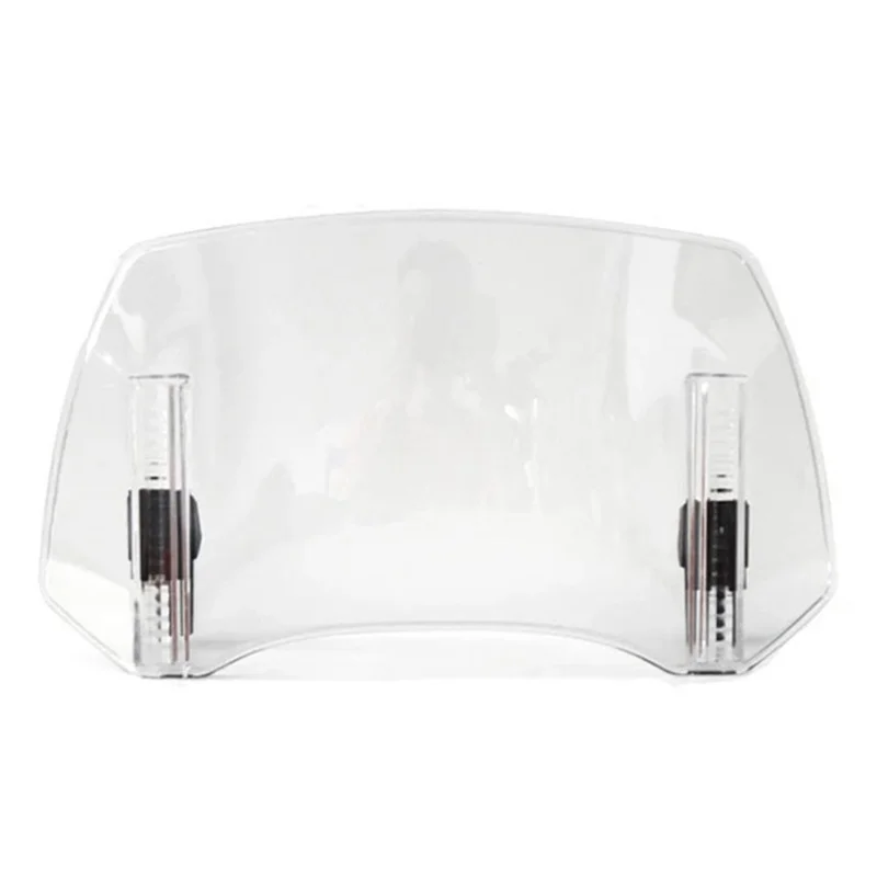 A11M-Spailer regolabile per estensione parabrezza moto universale trasparente per BMW Kawasaki Honda Suzuki 300X195x155mm Pa