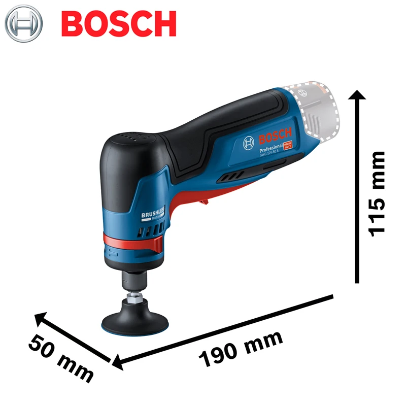 BOSCH Original GWG 12V-50 S High Performance Brushless motor Compact Convenientvariable Speed Performance Switch Mode