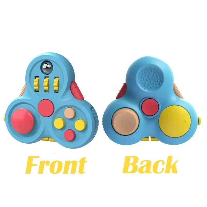 Solid Color Fidget Decompression Spinner for Release Stress Autism Anxiety Relieve Adult Kids Stress Relief Anti-Stress Fingerti