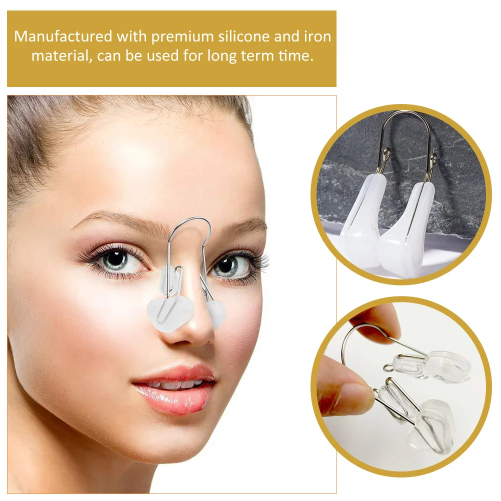 

4 Pcs Nose Lifter Slimmer for Wide Corrector Device Lifting Shaper Care Tools Straightener Clip Insert