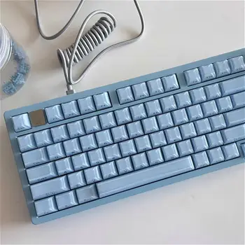 Průsvitné klávesy s křišťálovým želé OEM profilem s bočním potiskem pro mechanickou klávesnici Wooting 61/60/87 Custom 8 nejlepší prodej vlastní tisk kláves - №4