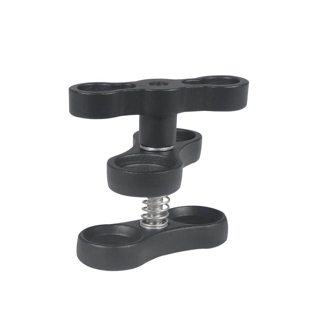 Metall Schmetterling Klemme Unterwasser Tauchen für GoPro 1-zoll Kugelkopf 2 Löcher Clip Halterung Licht Arm Fix Stativ Halterung Adapter – Detail 5