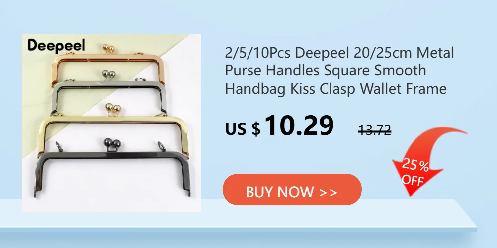 2/5Pcs 8.5cm Bead Head Embossed Metal Bag Handle Gold Coin Purse Frame Clourse Kiss Clasp Wallet Sewing Bracket Bags Accessories