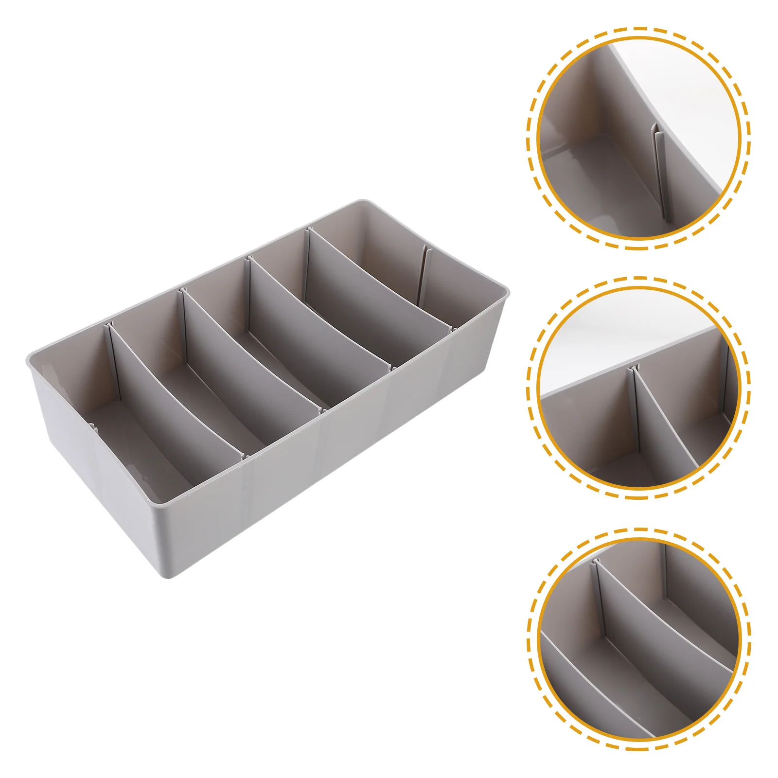 

Zero Coin Storage Box Multi-Grid Cash Holder For Office Desk Organizer Currency Till Portable Money Tray Desktop File