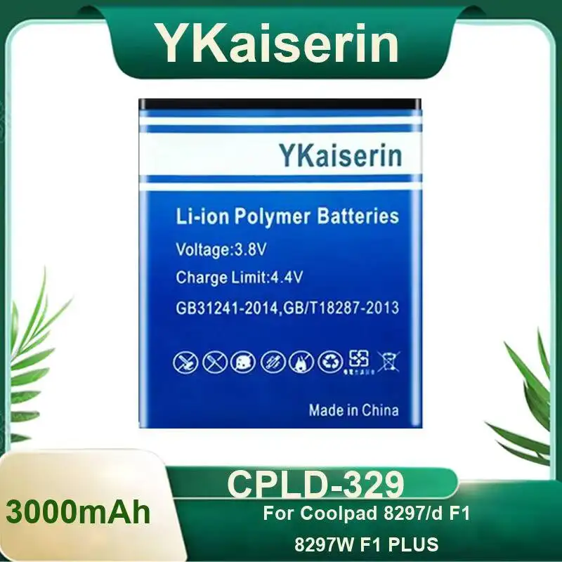 3000mAh High Performance Mobile Phone Battery Cpld-329 For Coolpad 8297 d F1 8297W F1 Plus