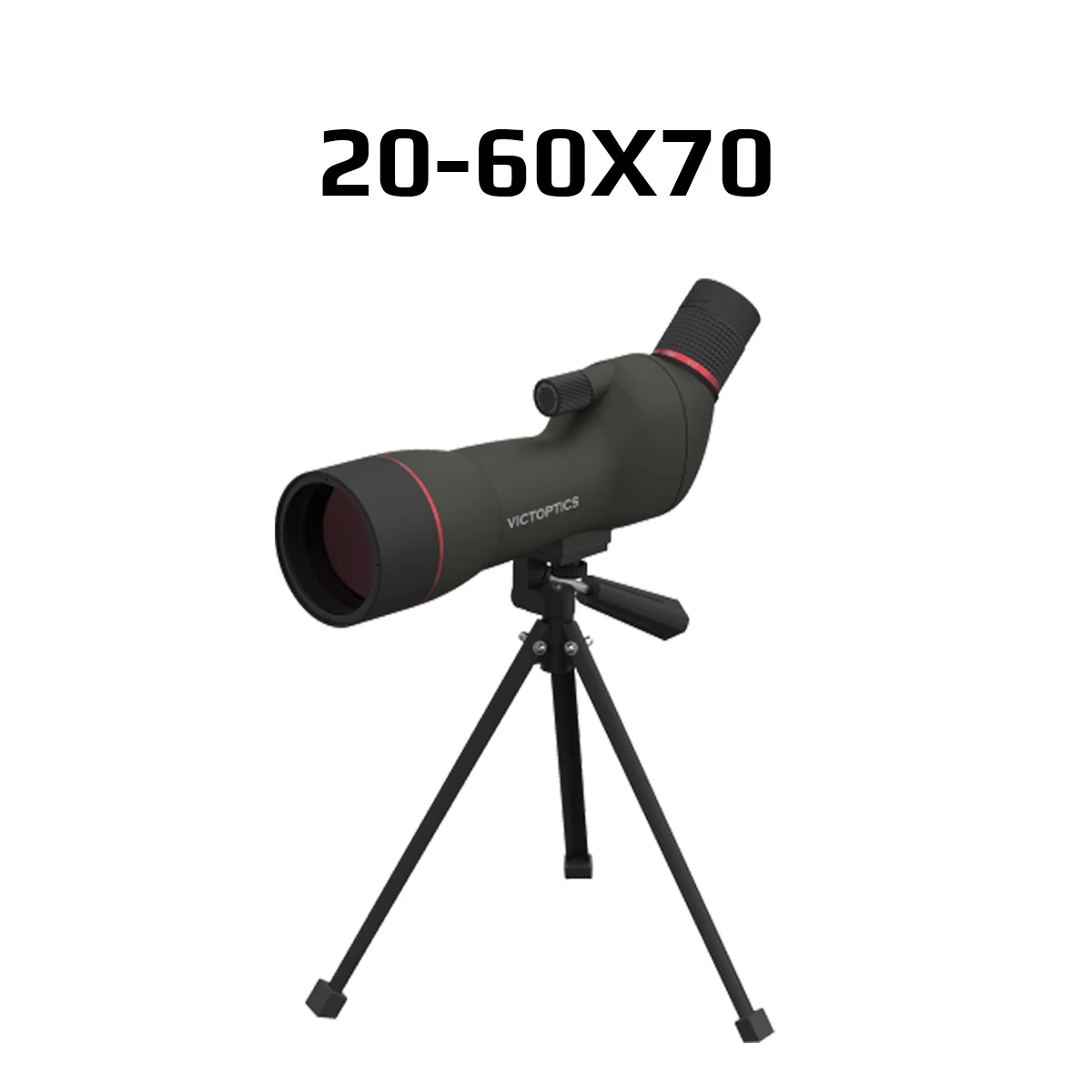 Victoptics 15-45×50/20-60×70 mira telescópica prisma BAK7 centro de prisma enfoque para observación de aves al aire libre tiro al portabrocas caza