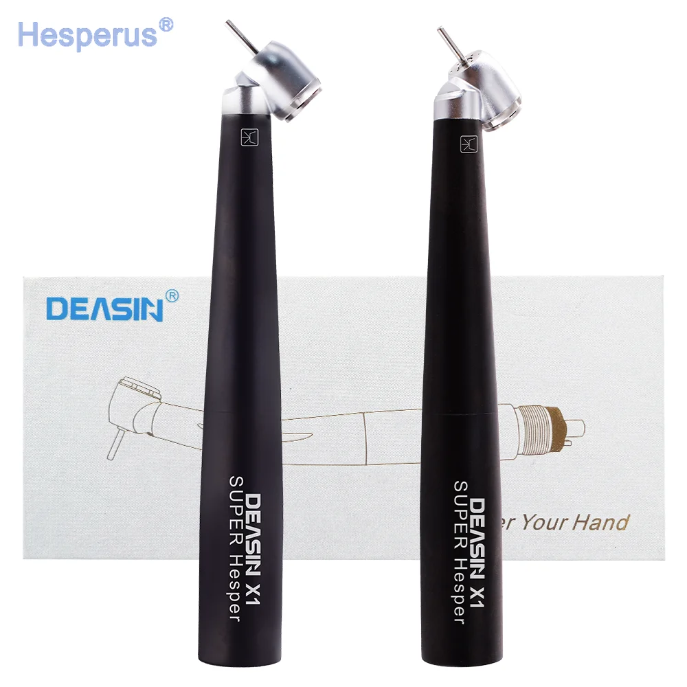 Den  tal Surgery Handpiece 45 Degree Angle Head High Speed Steel Body Drill With Optic Fiber Compatible for Ka  vo Led Coupler