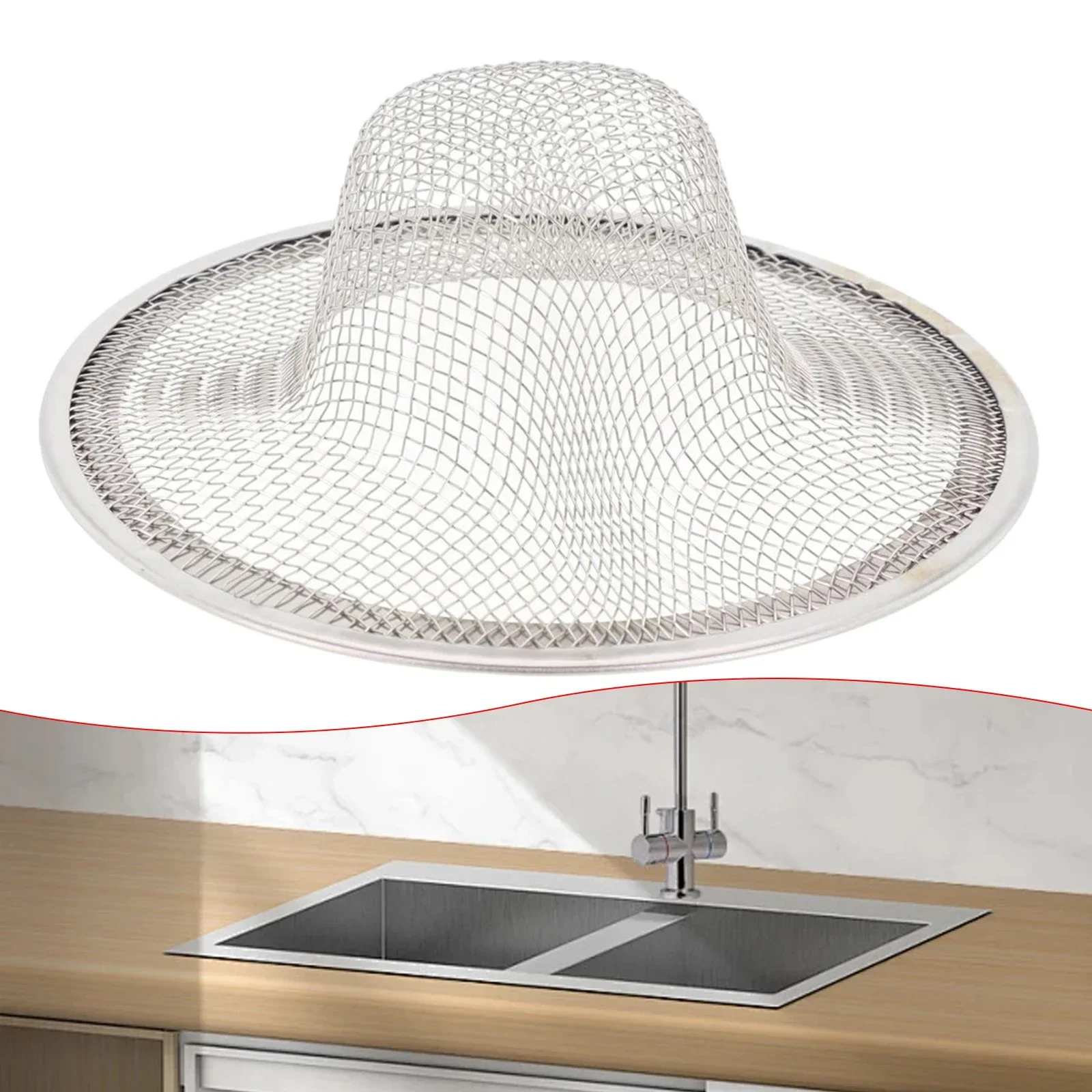 Tapón de drenaje de cubierta, accesorios de acero inoxidable, colador, lavabo, componentes de baño, fácil de usar, 5 cm, 7 cm, 9 cm, 11cm, 1 unidad