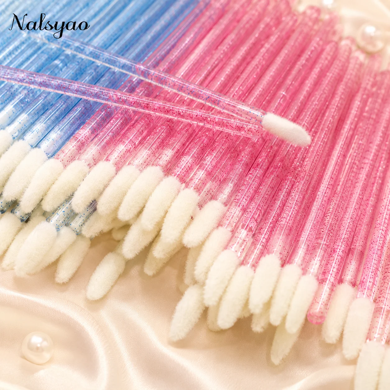 CNK 50 Pcs Disposable Lip Brus - огляд і ціна Eyelash Extension Cleaning