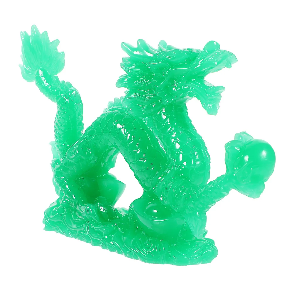 

Charming Chinese Dragon Craft Decor Resin Material Indoor Desktop Adornment Unique Artistic Touch Birthday Anniversary Wedding