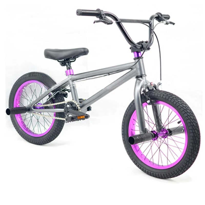 BMX-Fahrrad für Jungen und Mädchen, Kinder-Stunt-Bike, Show-Street-Bike, Pedalfahrrad für 6-8 Jahre, 16/18 Zoll