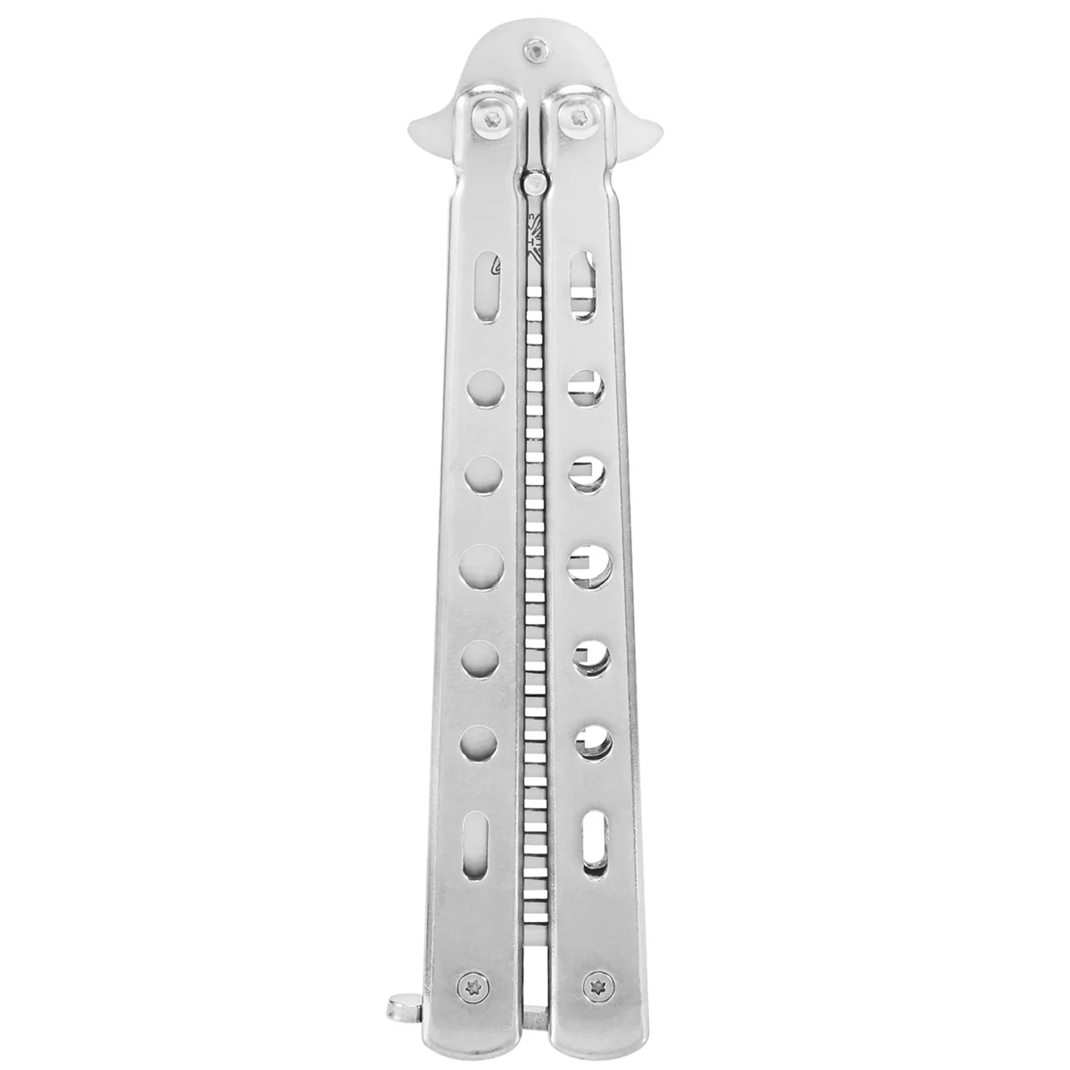 مشط فراشة قابل للطي من الفولاذ المقاوم للصدأ ، تصفيف الشعر ، سكين تصفيف الشعر ، فرش اللحية والشارب