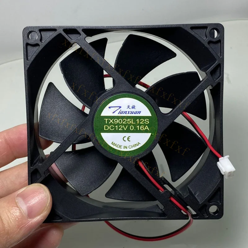 A+For One Nuevo ventilador de refrigeración TIAN XUAN TX9025L12S 12V 0.16A de 2 pines # QW