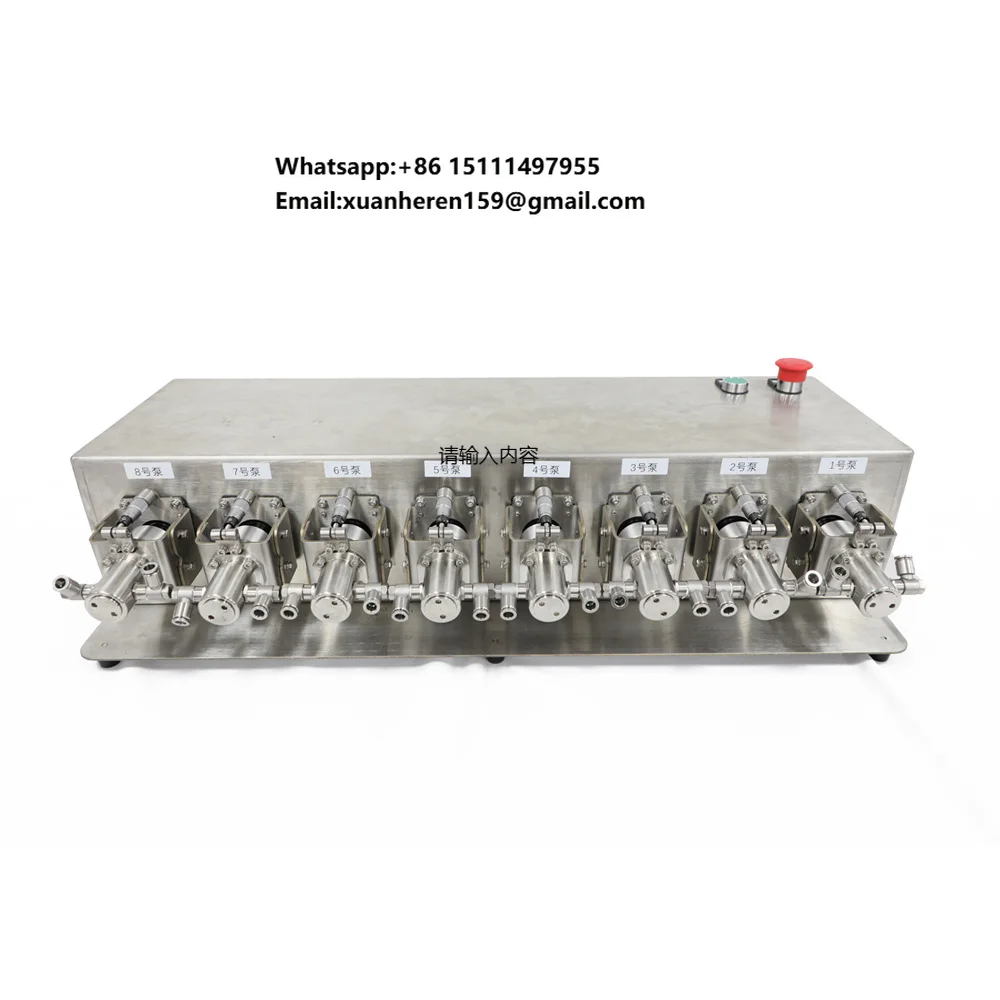 Multi Head Ceramic Metering Pump Fluid Control System Precision Application Laboratory High Pressure Plunger Pump