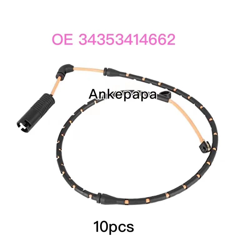 

Total 10 pcs one pack OE 34353414662 Front Brake Pad Wear Sensor for BM X3 E83 Car Front Wheel Brake Pad Wear Sensor