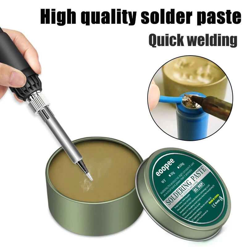 10g/30g/100g Solder Paste Rosin Flux Lead-free Easy to Soldering Soldering Iron Repair Iron Sheet Soldering Flux Soldering Oil